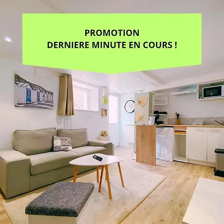Apartmán Ideal Couple ! Le Nid Du Bourg - Proche Et Commerces - Serviettes De Toilette & Linge De Lit Compris Ouistreham
