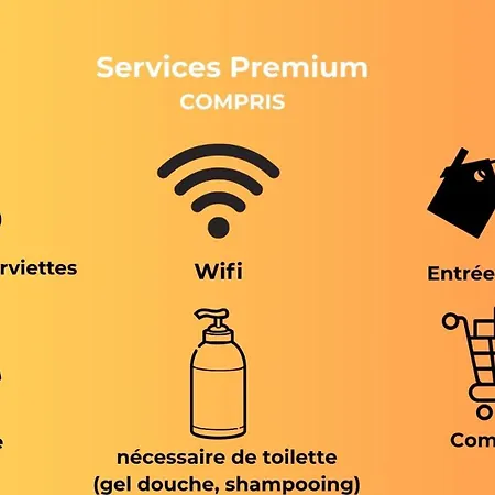 Ideal Couple ! Le Nid Du Bourg - Proche Et Commerces - Serviettes De Toilette & Linge De Lit Compris Apartamento